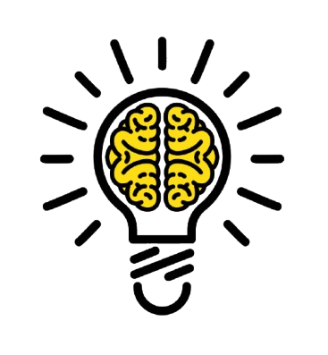 Lightbulb Brain Icon